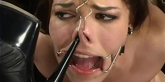 gagged bound lesbian hard whipped