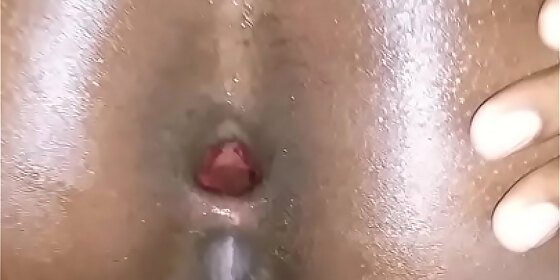 big ass ebony getting her asshole drilled
