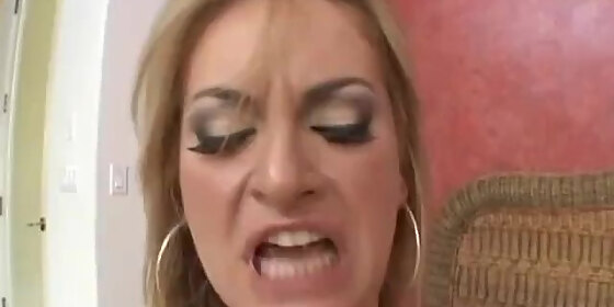 aline is a busty girl with a big cock in her ass