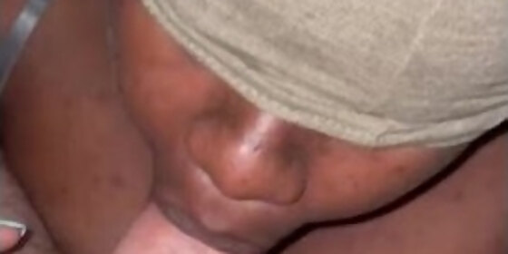 ebony milf sucks my dick