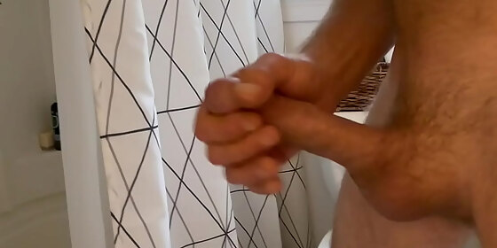 morning stroking cum