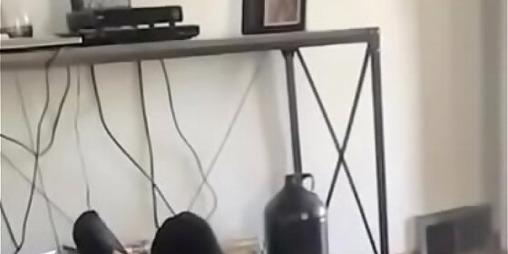 teasing me in p socks slo mo
