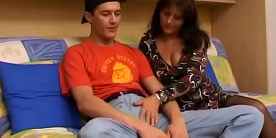 amazing big tits step mom fucks with at home
