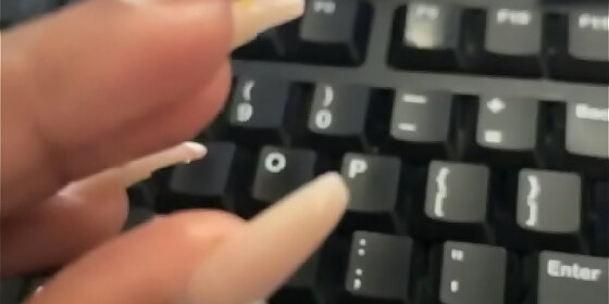 pussy drippin wet at work