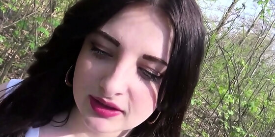 german college teen elisa seduce to fuck in park