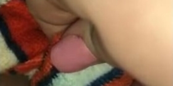 watch me having some cheeky fun with a towel and some pee