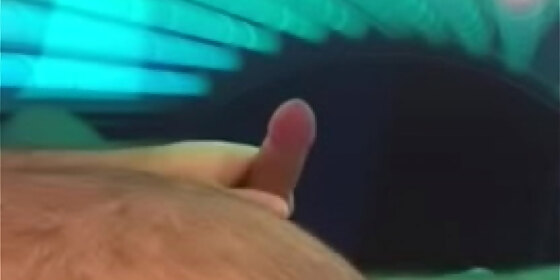 jacking in tanning bed