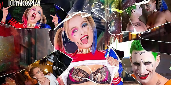 dirty cosplay harley sinn and the fantastic big cock of mister j brad knight natalia starr