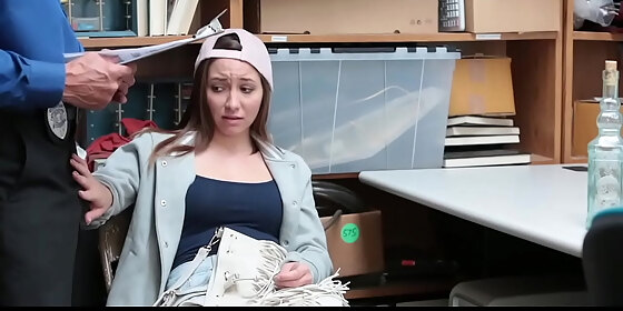 brunette tiny teen hayden hennessy caught shoplifting