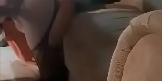 redhead wife gets pussy serviced