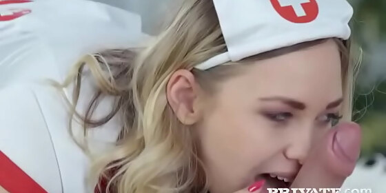 nurse selvaggia fucks a lucky patient