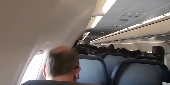 public airplane blowjob
