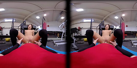 vrconk petite girl fucked by fat cock at the gym vr porn