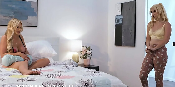 i found my stepmom with her hand inside her panties and she looks so sexy rachael cavalli and aria banks