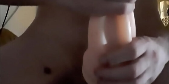 cum inside fake pussy