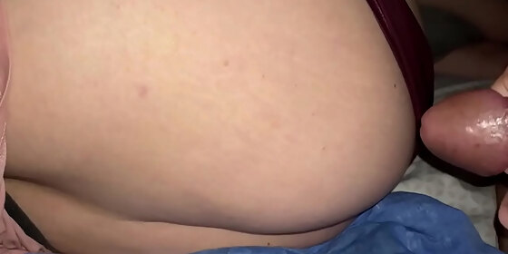 cum on wifes ass