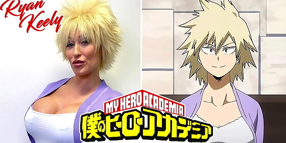 camsoda sexy milf ryan keely cosplay as mitsuki bakugo gets cum on bush