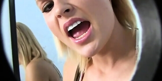 licensed to blow jamey janes gloryhole slut loves sucking
