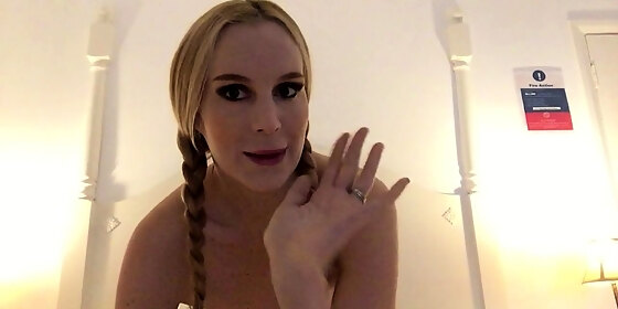 ex wifey blonde homemade solo masturbation fun