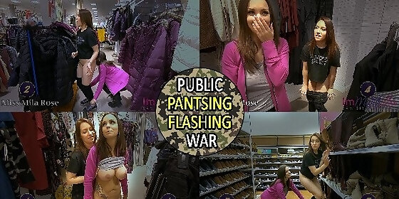public pantsing flashing war preview