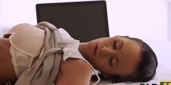 old4k old daddy penetrates smoking hot secretary in several poses