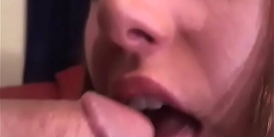 girlfriend slut sucks my cock pov style