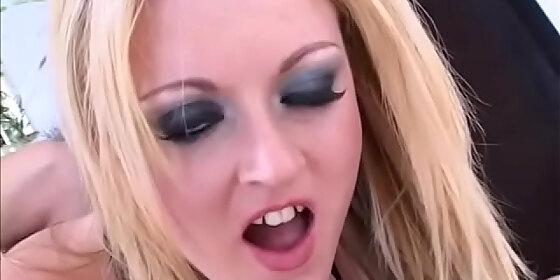 stunning brittish blonde sophie dee with big tits and and huge bliue eyes has a bit of navy cake