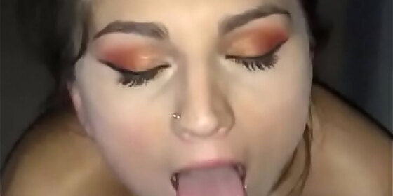 cum on tongue ring who is this