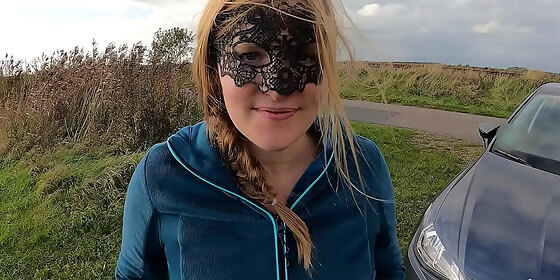 outdoor blowjob and facial next to a car enfjandinfp