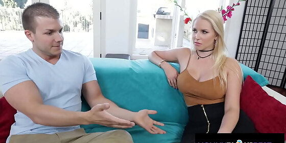 mommyblowsbest my new big tittied blonde stepmom gave me a sloppy blowjob