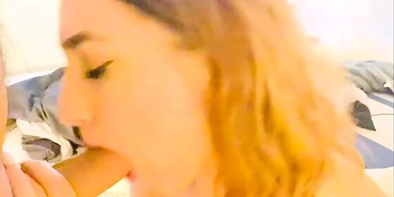 hot amateur milf babe blowjob handjob and cumshot
