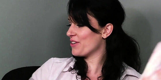 cfnm secretaries wank small cock
