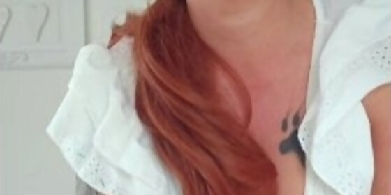 swedish milf ginger nurse examinates your ass with fingers and strapon