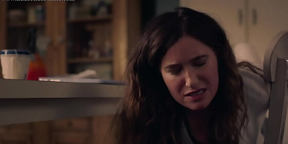 kathryn hahn pants pulled down exposes panty while spanking her own ass