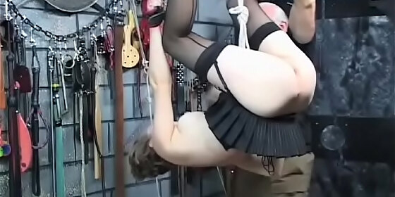 sextoy loving remarkable maid showcases her skills