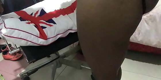 my landlord is not aware of the hidden camera watch how my landlord uses me as his sex toy at work place whenever he feels like cumming in my assh