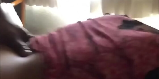 black ebony slut fucked in front of her friend
