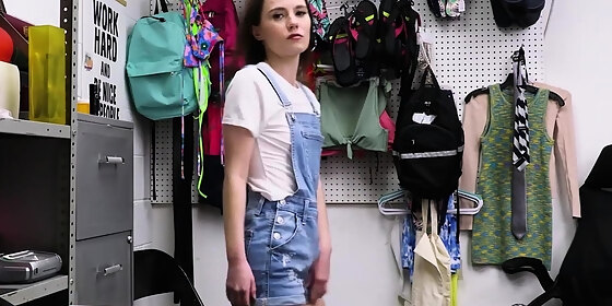 cute brunette teen caught and fucked