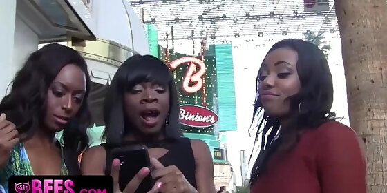 three ebony bestfriends looking for a fuck buddy