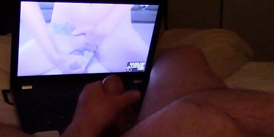 jerking off in bed