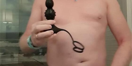 ginger shoots cum with moruioy prostate stimulator