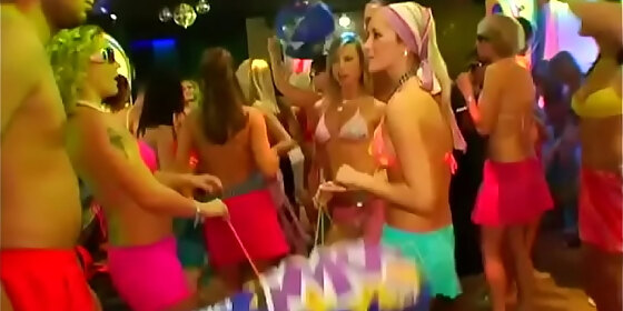 wild and raucous pole party