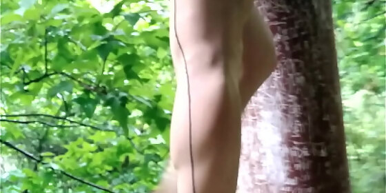 oiled ass wild forest