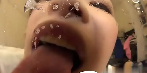 japanese asian tongue spit face nose licking sucking kissing handjob fetish more at fetish master net