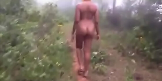 butt naked in subtropical forest taiwan