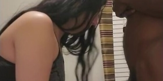 snowbunny gets eaten out and chocolate gets some head