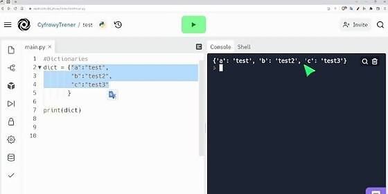python dictionaries step by step