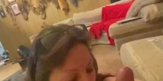 dirty brunette giving some head