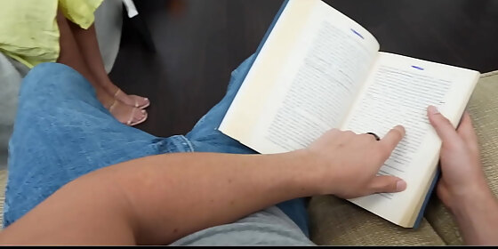 povmom4k vivianne de silva is on her knees giving her loving stepson a blowjob and lets him cum hard in her mouth