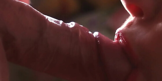 close up doggystyle blowjob slow motion